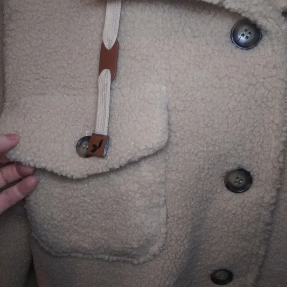 Koolaburra By UGG Doe Tan Relaxed Sherpa Shacket - Picture 5 of 16